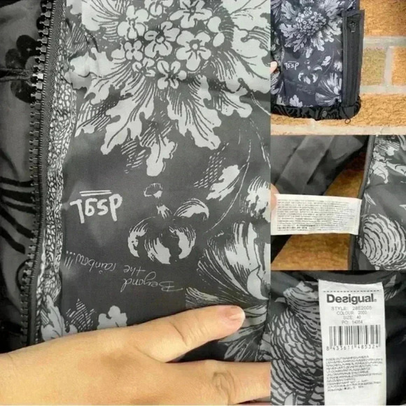 Desigual Medianoche Flocked Velvet
NWT,
Puffer Jacket size small - Picture 13 of 16